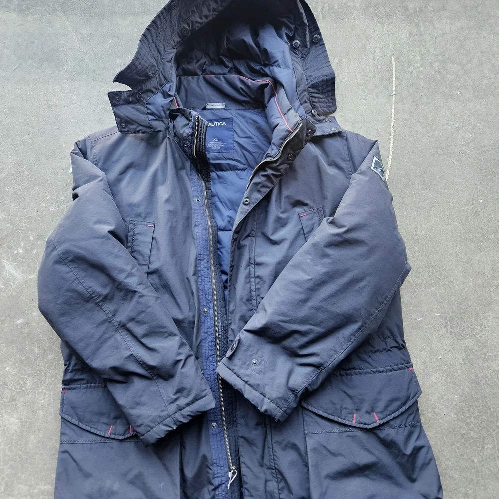 Nautica Men's Navy Hooded Jacket - Picture 1 of 5